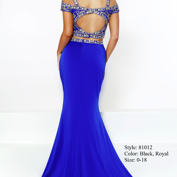 2 Piece Prom Dress or Formal Dress - Picture 2 of 6